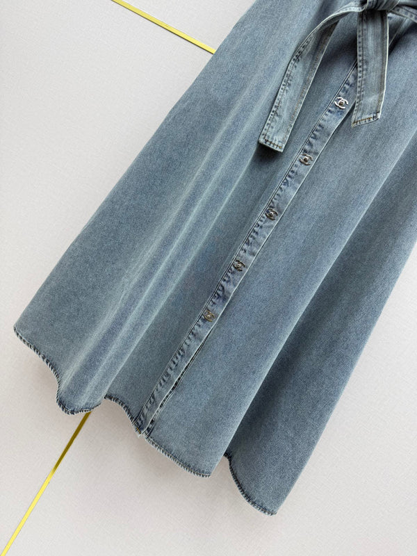 CC 26s Long Dress Denim 389417