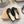 GR Paros Studded Flat Sandals Black Cowhide & Fabric 851842