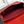CC Croc Embossed Flap Bag 38.5cm Red Imported Leather 157997