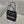CC Vintage Tote Bag Embossed Camellia 25cm White Lettering Black Calfskin