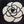 CC Vintage Tote Bag Embossed Camellia 25cm White Lettering Black Calfskin