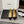 CC 25SS Mary Jane Quilted Gold Black Metallic Lambskin Leather 862425