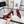 CC Pointed Toe Slingback Pumps 9cm Burgundy Patent Cowhide 872874