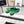 CC Slingback Flats Green Cowhide Leather 873861