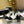 CC Square Toe Mary Jane Pumps Black White Cowhide Leather 875287