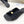 Loew Pebble Soft Slides Black Lambskin Leather 881383
