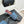 CC Woven Square-Toe Mules Blue Black Leather 887978