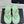 CC Crystal Logo Platform Thong Sandals Lime Green Tweed 887784