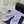 CC Crystal Logo Platform Thong Sandals Purple Tweed 887783