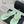 CC Crystal Logo Platform Thong Sandals Flat Lime Green Tweed 887780