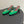 CC 26A Square Toe Mules 6cm Green Patent Leather 888039