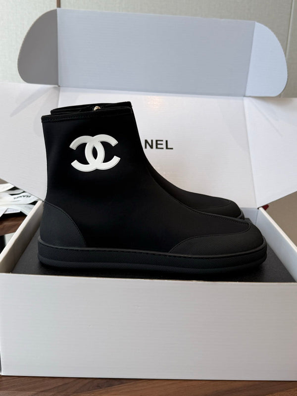 CC Coco Beach 2026 Short Boots Black Mixed Fibers & Rubber 887676