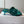 Loew Paula's Ibiza Petal Flower Sandals Metallic Turquoise Leather 889901