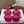 Loew Paula's Ibiza Petal Flower Flat Sandals Pink Leather 889892