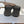 Loew Studded Square Toe Flat Slides Black Leather 889888