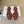 CL Gelie Flat Sandals Red Calfskin Leather 891053
