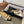 CC 26P Ballet Flats Beige Black Tweed & Patent Leather 890837
