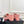 CC Double C Platform Wedge Mules 10cm Pink Tweed 891786