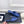 CC Bow Mules 5cm Blue Lambskin Leather 891756