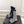 BM Moneta Monogram Knit Boots Black White Custom Knit Fabric 892301