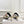 BM Sequin Chain Sandals 5cm Silver Pink Metallic Leather 892299