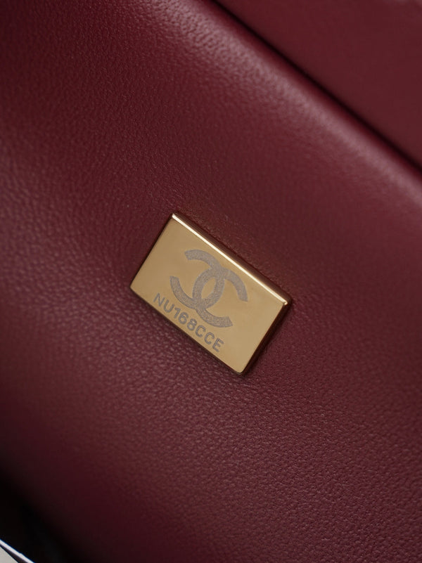 CC 26A Shopping Bag 23cm Taupe Lambskin