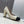 CC Square Toe Block Heel Pumps 90mm Beige Black Patent Leather 896861