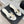 CC Flared Heel Mules White Lambskin Leather 904660