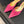 CC Grommet Bow Mules 6.5cm Hot Pink Suede Leather 912926