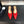 CC Grommet Bow Mules 6.5cm Red Suede Leather 912924