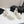 CC Platform Sandals White Quilted Lambskin 912866