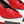 VLTN Revele Clear Strap Peep Toe Pumps 10.5cm Red Suede Leather 913098
