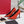 VLTN Revele Clear Strap Peep Toe Pumps 10.5cm Orange Suede Leather 913097