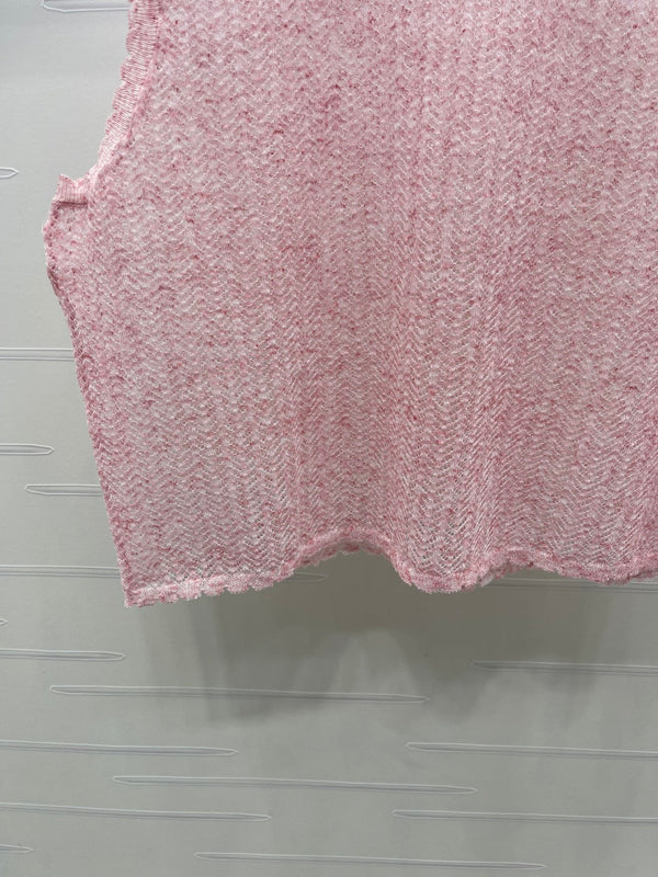 CC Knit Vest & T-Shirt Set Polyester 406436