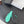 CC Crystal Logo Thong Sandals Mint Green Leather 915117