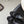 CC Square Toe Slingback Pumps Black Leather 915051
