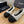 CC Braided Ballet Flats Black White Fabric 916121