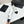 CC Mary Jane Flats White Black Leather 925645