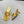 CC 26A Camellia Double C Thong Sandals 8.5CM Gold Stone-Grain Cowhide 938254