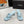 CC 26A Camellia Double C Thong Sandals 8.5CM Blue Stone-Grain Cowhide 938252