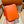 HM Picotin Lock 18CM Pocket Handbag Orange Swift Canvas