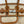 HM Birkin Cargo 25CM Handbag Ivory Brown Swift Canvas