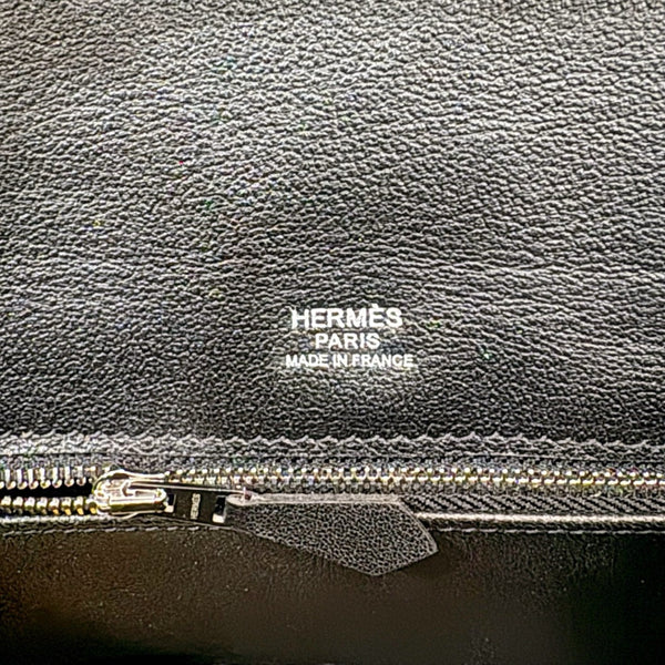 HM Birkin Cargo 25CM Handbag Black Swift Canvas