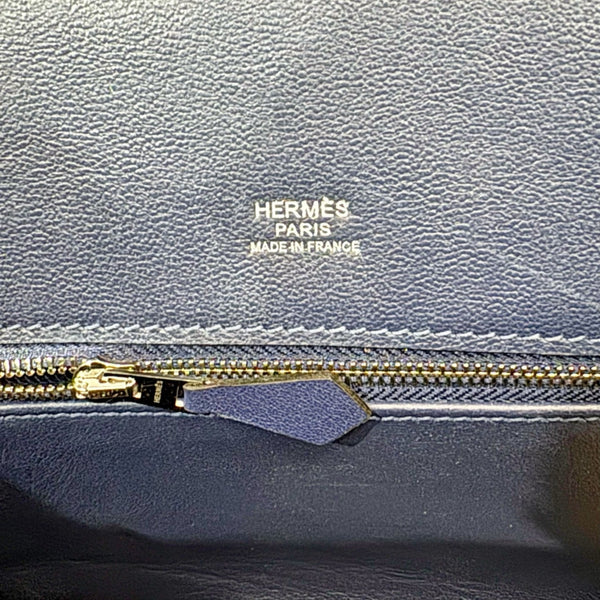 HM Birkin Cargo 25CM Handbag Navy Swift Canvas