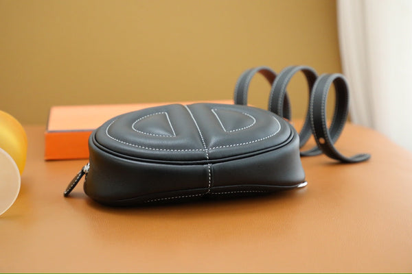 HM In-the-Loop Belt 19CM Bag Black Swift