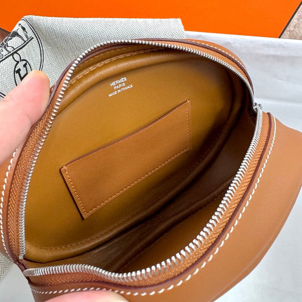 HM In-the-Loop Belt 19CM Bag Brown Swift