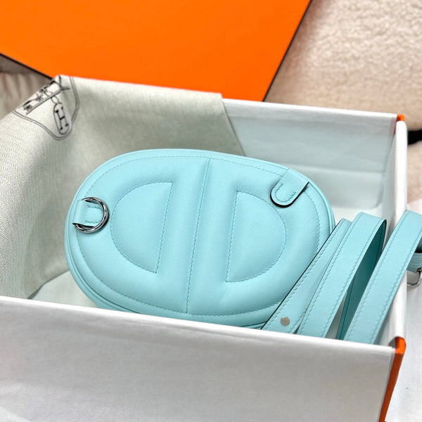 HM In-the-Loop Belt 19CM Bag Blue Swif