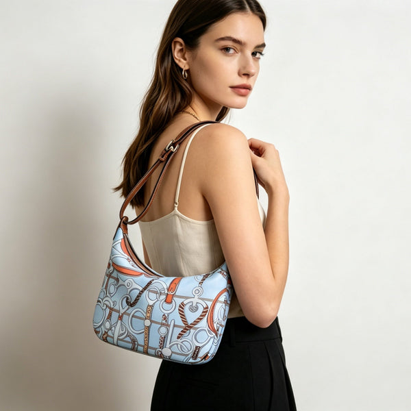 HM Sursoie To Go Pouch 22.5CM Blue Swift Canvas