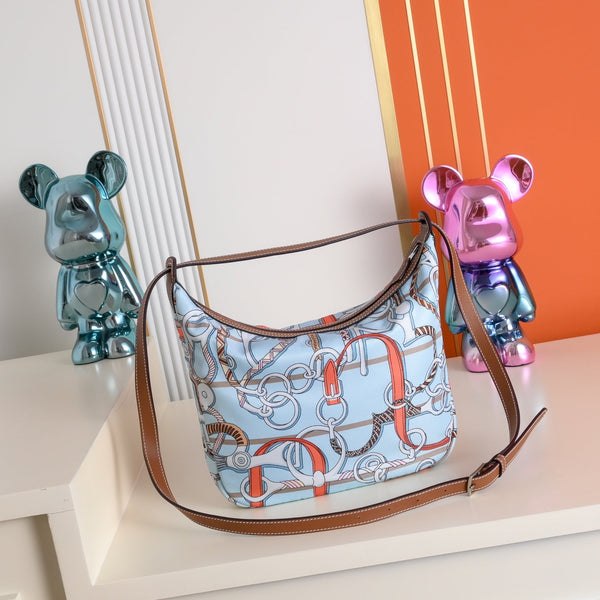 HM Sursoie To Go Pouch 22.5CM Blue Swift Canvas