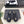 CC Double C Thong Sandals Black Leather 947041